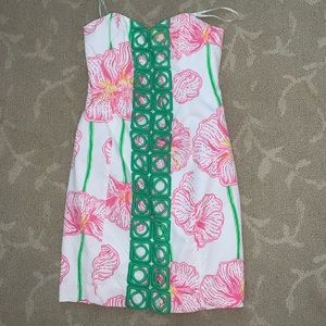 lilly pulitzer strapless dress